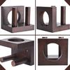 JOINSI 4 Pack Baseball Bat Holder Wall Mount Display Stand Hanger, Softball Storage Rack view 4