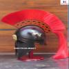 Nautical-Mart Royal Corinthian Greek Helmet with Red Plume Brass Emblem & Dragon view 2