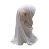Starsouce Girls Hijab Head Wrap Muslim Turban Islamic Scraf One Piece Shawls with Flowers view 1