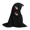 Starsouce Girls Hijab Head Wrap Muslim Turban Islamic Scraf One Piece Shawls with Flowers view 1