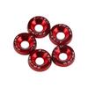 10Pcs Electric Scooter Fasteners Screws Handle Bar Screws Washers for Dualtron 1 2 3 Thunder Eagel Ultra Zero 9 KAABO Parts (Red) view 2
