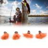 01 Drift Float Indicators, Yarn Strike Indicator Light As a Feather Not Damage The Main Fishing Line for Fishing for Fishing Ground(Orange) view 2