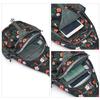 G4Free Sling Bag RFID Blocking Sling Backpack Crossbody Chest Bag Daypack for Hiking Travel(Black Base Floral) view 4