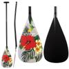 Z&J SPORT Outrigger Canoe Paddle Full Carbon, Tahiti Style OC Paddle with T-Handle, Lightweight Carbon Paddle for Waka AMA, vaa, Bent Shaft & 12 Degree Graphic Blade(LJ35849") view 1