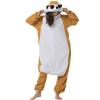 DarkCom Unisex Adult Animal Halloween Costume Cosplay Meerkat One Piece Christmas Pajamas Homewear for Women Men Small view 2