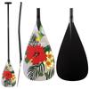 Z&J SPORT Outrigger Canoe Paddle Full Carbon, Tahiti Style OC Paddle with T-Handle, Lightweight Carbon Paddle for Waka AMA, vaa, Bent Shaft & 12 Degree Graphic Blade(LJ35846") view 1