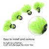 01 Fly Fishing Floats, Not Damage The Main Fishing Line Easy to Install and Disassemble Fly Fishing Yarn Strike Indicators for Fishing Ground for Fishing(Green) view 3
