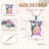 Memorial Cremation Jewelry for Ashes Music Drum Set Shaped Urn Necklaces for Human Dog Cat Keepsake Pendant Jewelry with Fill Kit (Colorful) view 2