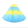 Honeystore Women's 3-Layered Tutu Petticoat 50s Puffy Party Ballet Dance Cosplay SD-1120-Blue-Yellow