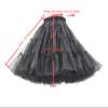 Honeystore Women's 3-Layered Tutu Petticoat 50s Puffy Party Ballet Dance Cosplay SD-1120-Blue-Yellow view 2