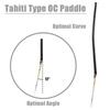 Z&J SPORT Outrigger Canoe Paddle Full Carbon, Tahiti Style OC Paddle with T-Handle, Lightweight Carbon Paddle for Waka AMA, vaa, Bent Shaft & 12 Degree Graphic Blade(KP245,48") view 4