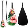 Z&J SPORT Outrigger Canoe Paddle Full Carbon, Tahiti Style OC Paddle with T-Handle, Lightweight Carbon Paddle for Waka AMA, vaa, Bent Shaft & 12 Degree Graphic Blade(HG238,47") view 1