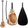 Z&J SPORT Outrigger Canoe Paddle Full Carbon, Tahiti Style OC Paddle with T-Handle, Lightweight Carbon Paddle for Waka AMA, vaa, Bent Shaft & 12 Degree Graphic Blade(YW256,48") view 1