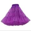 Honeystore Women's 3-Layered Tutu Petticoat 50s Puffy Party Ballet Dance Cosplay SD-1120-Purple view 1