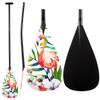 Z&J SPORT Outrigger Canoe Paddle Full Carbon, Tahiti Style OC Paddle with T-Handle, Lightweight Carbon Paddle for Waka AMA, vaa, Bent Shaft & 12 Degree Graphic Blade(HL265,50") view 1