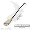 Z&J SPORT Outrigger Canoe Paddle Full Carbon, Tahiti Style OC Paddle with T-Handle, Lightweight Carbon Paddle for Waka AMA, vaa, Bent Shaft & 12 Degree Graphic Blade(KH101,50") view 3