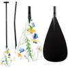 Z&J SPORT Outrigger Canoe Paddle Full Carbon, Tahiti Style OC Paddle with T-Handle, Lightweight Carbon Paddle for Waka AMA, vaa, Bent Shaft & 12 Degree Graphic Blade(CJ467,48") view 1