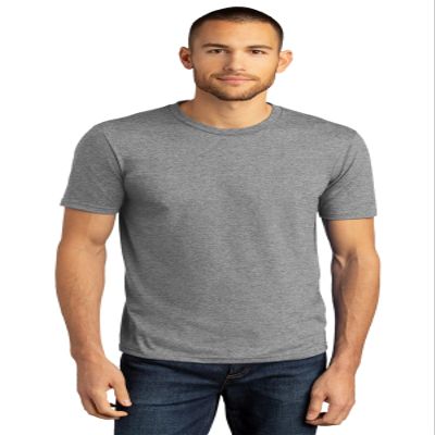 District Perfect Tri DTG Tee DM130DTG-Grey Frost-XX-Large