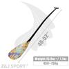 Z&J SPORT Outrigger Canoe Paddle Full Carbon, Tahiti Style OC Paddle with T-Handle, Lightweight Carbon Paddle for Waka AMA, vaa, Bent Shaft & 12 Degree Graphic Blade(HJ07,50") view 3