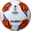 Molten UEFA Europa League UEL Official Football, White/Orange/Black, Model: 5000 'Match Ball', Size 5 view 1