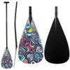 Z&J SPORT Outrigger Canoe Paddle Full Carbon, Tahiti Style OC Paddle with T-Handle, Lightweight Carbon Paddle for Waka AMA, vaa, Bent Shaft & 12 Degree Graphic Blade(DW05,50") view 1