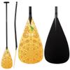 Z&J SPORT Outrigger Canoe Paddle Full Carbon, Tahiti Style OC Paddle with T-Handle, Lightweight Carbon Paddle for Waka AMA, vaa, Bent Shaft & 12 Degree Graphic Blade(DW03,51") view 1
