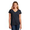 District Women's Re-Tee V-Neck DT8001-True Navy -X-Small view 1