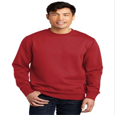 District V.I.T. Fleece Crew DT6104-Classic Red-4X-Large