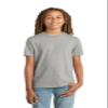 District Youth Re-Tee - 100% Recycled Short Sleeve T-Shirt for Boys & Girls, Regular Fit Casual Top, Soft & Stylish, Light Heather Grey, XL view 1