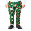 Suitmeister Boys Christmas Suit - Santa - Elves - Presents Fun Ugly X-Mas Icons Clothing - Green - Includes Blazer, Pants - Tie view 4
