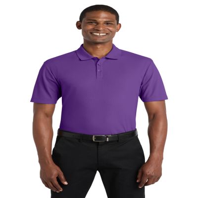 Port Authority SuperPro React Polo Shirt Purple