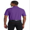 Port Authority SuperPro React Polo Shirt Purple view 3