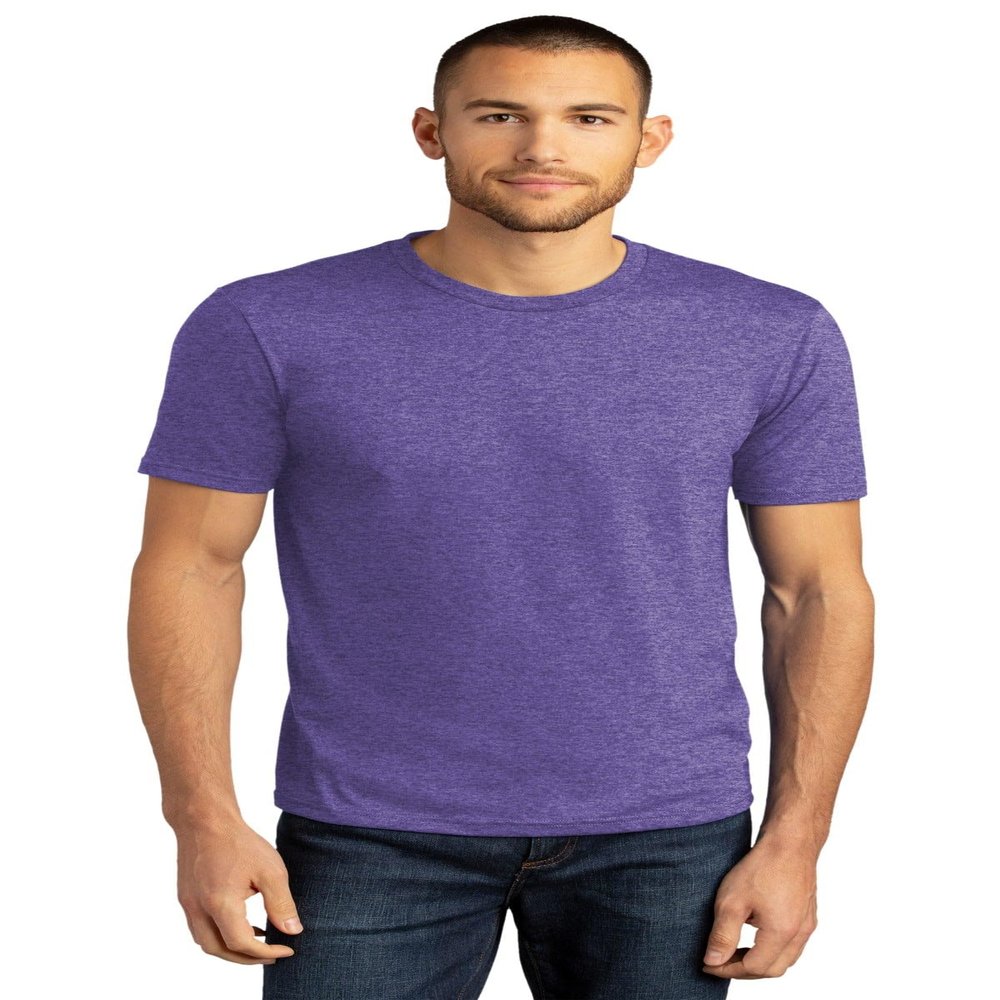 District Perfect Tri DTG Tee DM130DTG-Purple Frost-4X-Large