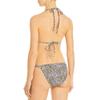 Aqua Swim Womens Animal Print Lined Swim Bottom Separates White S view 3