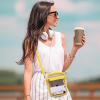 USPECLARE Clear Purse Stadium Transparent Messenger Bag Stadium Approved for Men and Women Clear CrossBody Bag view 4