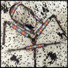 Showman Bright Beaded Southwest Cactus Design Headstall & Breast Collar Set, Average Full Size Horse view 2