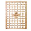 Torched Golf Ball Display Holder Collectors Case Holds 72 Golf Balls Wall Mount Decor, Golf Lovers Gift for Men, Customizable view 1