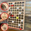 Torched Golf Ball Display Holder Collectors Case Holds 72 Golf Balls Wall Mount Decor, Golf Lovers Gift for Men, Customizable view 4
