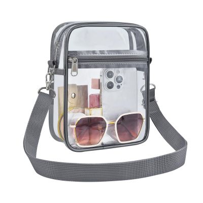 USPECLARE Clear Purse Stadium Transparent Messenger Bag Stadium Approved for Men and Women Clear CrossBody Bag