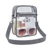USPECLARE Clear Purse Stadium Transparent Messenger Bag Stadium Approved for Men and Women Clear CrossBody Bag view 1
