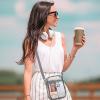 USPECLARE Clear Purse Stadium Transparent Messenger Bag Stadium Approved for Men and Women Clear CrossBody Bag view 4