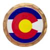 Colorado State Flag Forged Copper Golf Ball Marker by Sunfish view 1