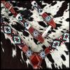 Showman Leather Headstall & Breast Collar Set w/Beaded Southwest Design view 3