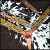 Showman Hand Painted Sunflower Browband Headstall & Breast Collar Set view 2