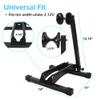 Lumintrail Indoor Compact Bike Stand for Garage on Floor - Bike Rack Perfect for Cruiser, Road and Kids Bike - Bicycle Stand Fits Front or Rear Wheels view 2
