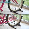 Lumintrail Indoor Compact Bike Stand for Garage on Floor - Bike Rack Perfect for Cruiser, Road and Kids Bike - Bicycle Stand Fits Front or Rear Wheels view 4