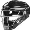 Rawlings | RENEGADE 2.0 Catcher's Helmet | Baseball | Junior (6 1/2" - 7") | Black/Silver view 1