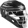 Rawlings | RENEGADE 2.0 Catcher's Helmet | Baseball | Junior (6 1/2" - 7") | Black/Silver view 3