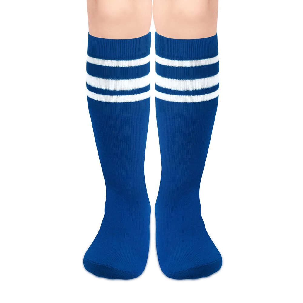 Youth Soccer Socks Kids Boys Soccer Socks Youth Baseball Socks Baby Toddler Knee High Socks Girls Soccer Socks Kids