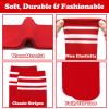 Soccer Socks for Kids, Girls, Boys, Toddlers, Youth - Football Knee High Socks With Red Stripes for Baby view 3